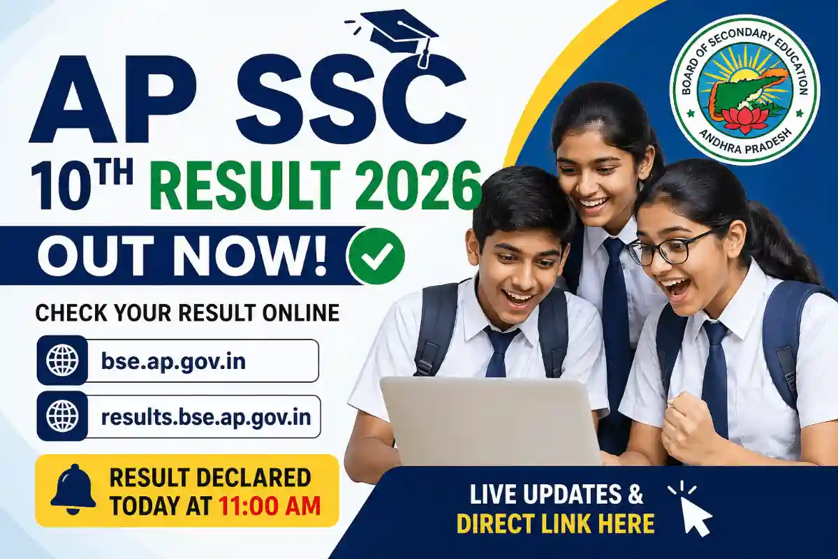AP SSC 10th Result 2026 Results.bse.ap.gov.in