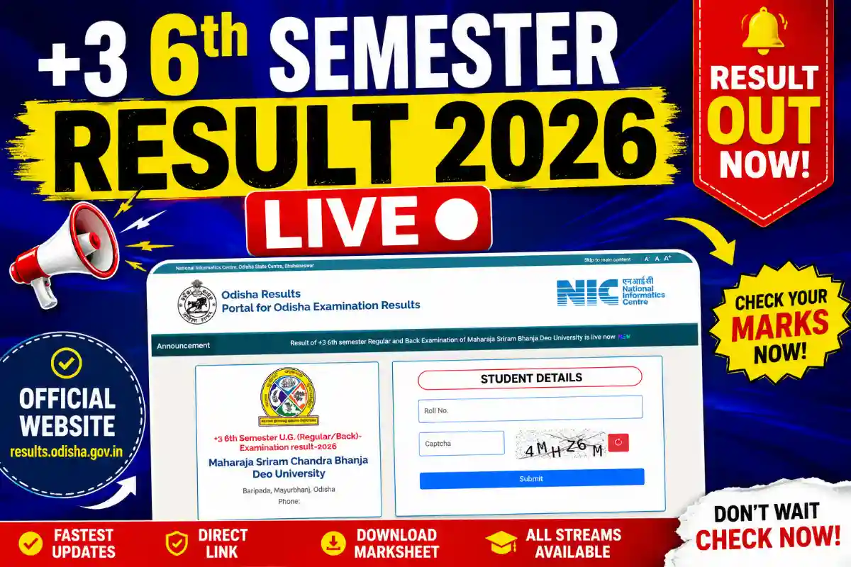 +3 6th Semester Result 2026