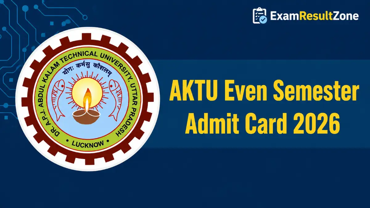 AKTU Admit Card 2026