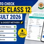 CBSE Class 12 Result 2026