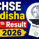 CHSE Odisha 12th Result 2026