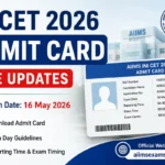 INI CET 2026 Admit