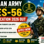 Indian Army TES-56 Notification 2026