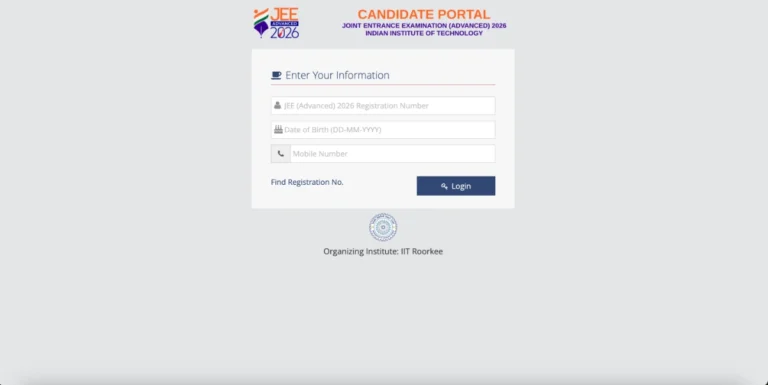 JEE Advanced 2026 Response Sheet