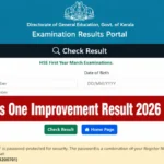 Kerala Plus One Improvement Result 2026