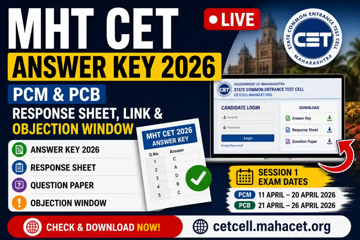 MHT CET Answer Key 2026