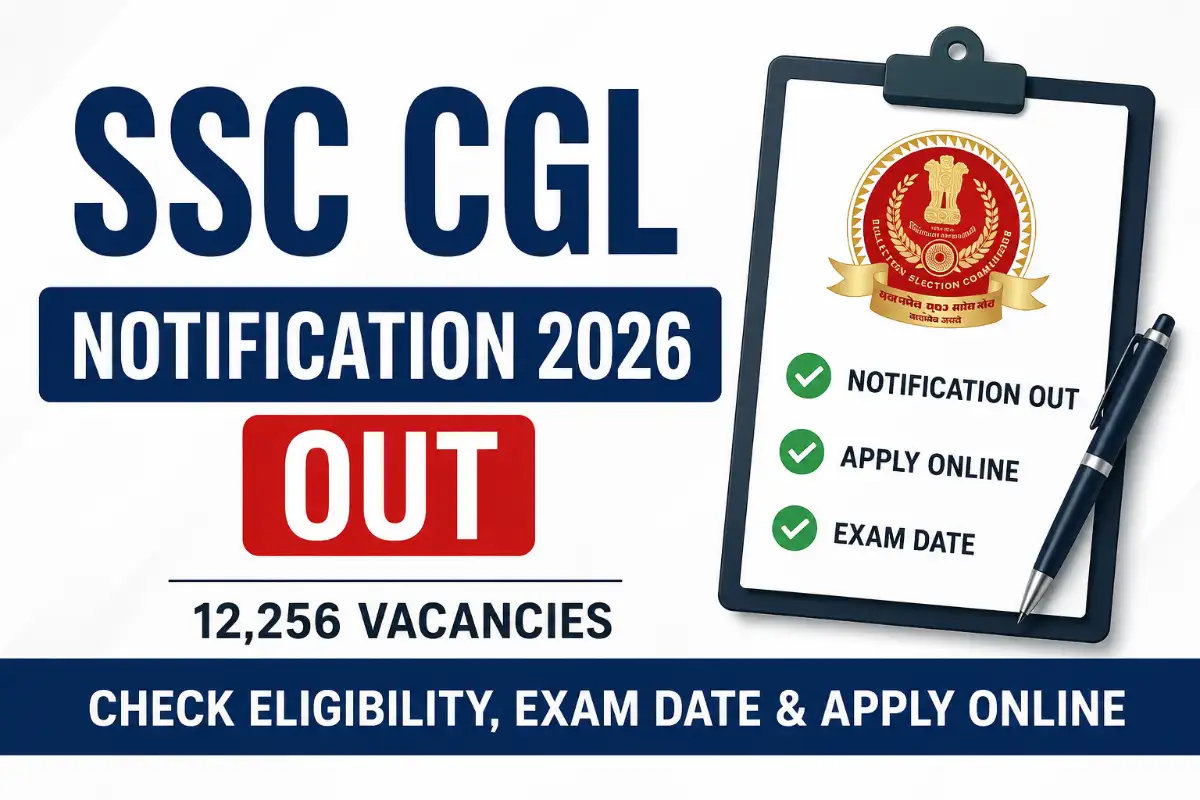 SSC CGL Notification 2026